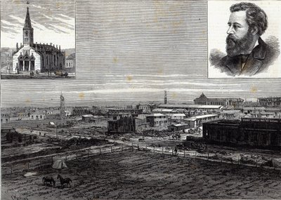 La nouvelle ville de La Plata, Buenos Aires, capitale de la République argentine, d